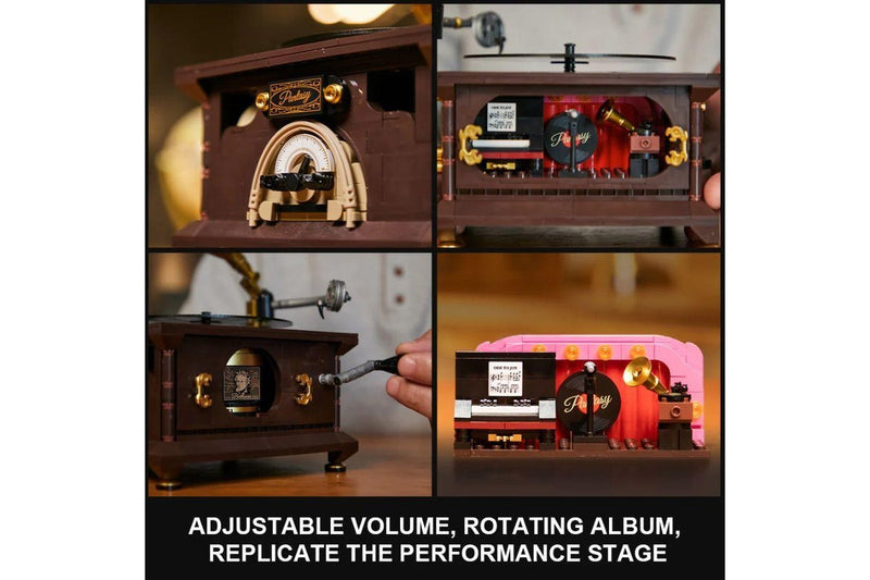 Joyside Series: Retro Gramophone - Buildable Set (646pcs)