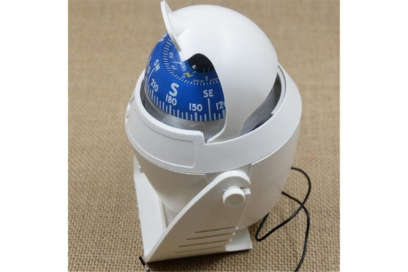 Outdoor Camping Led Light Magnetic Nautical Compass Guide Ball Marine Navigation Compasses