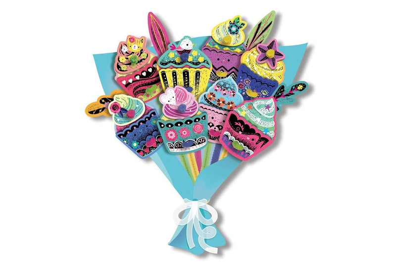 Avenir: Scratch Art Kit - Cupcake Bouquet