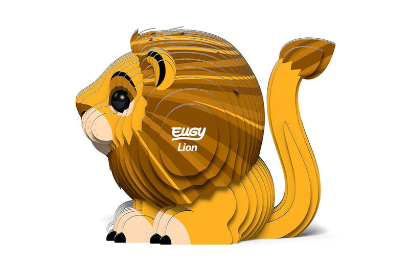 Eugy: Lion - 3D Cardboard Model