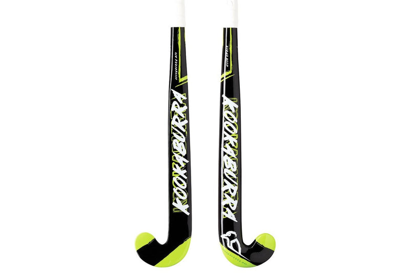 Kookaburra Midas Wooden 26'' Long Mid-Weight Field Hockey Stick Black Green