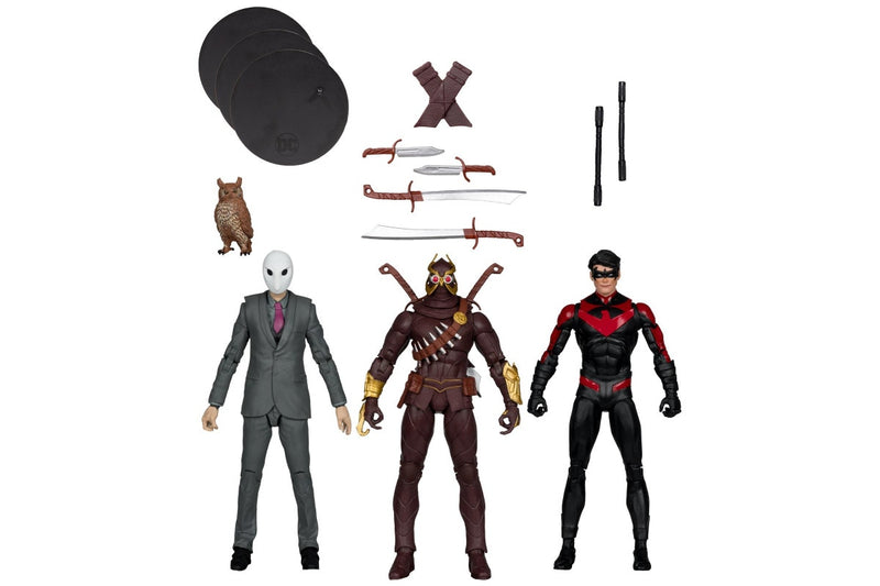 DC Multiverse: Talon, Nightwing & Owl (Court Of Owls) - 7" Action Figure (3-Pack)