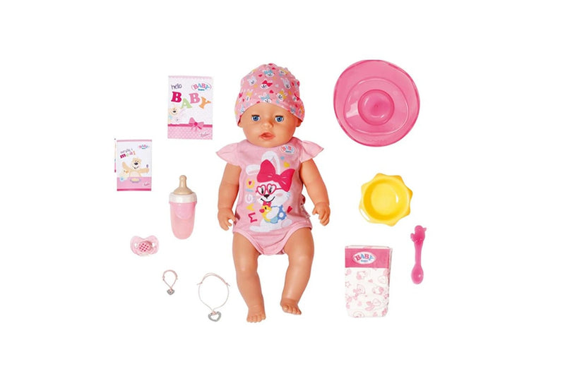 Baby Born Magic Girl Lifelike Soft Touch Kids Childrens Toy 43cm - Open Box 3+