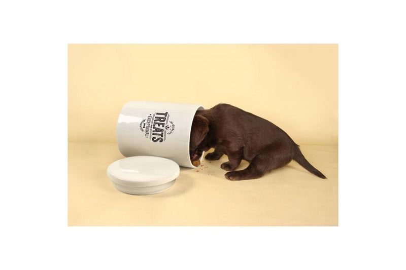 Fred: Howligans Ceramic Treat Jar - Exceptional Behaviour - White