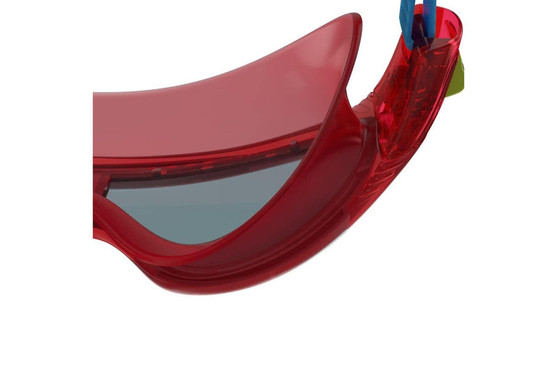 Speedo Childrens/Kids Rift Smoke Biofuse Swimming Goggles (Lava Red/Japan Blue/Green) (One Size)