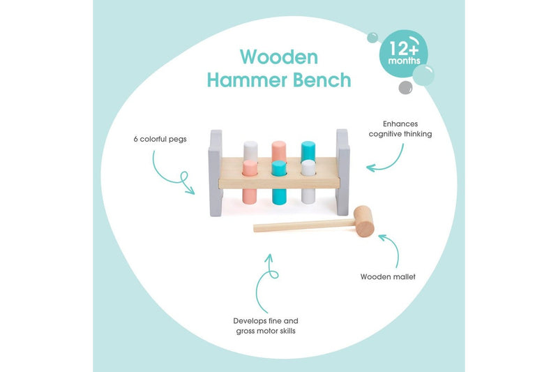 Bubble: Wooden Hammer Bench