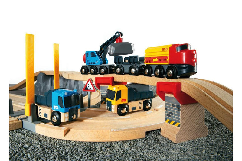 Brio: Railway - Rail & Road Loading Set