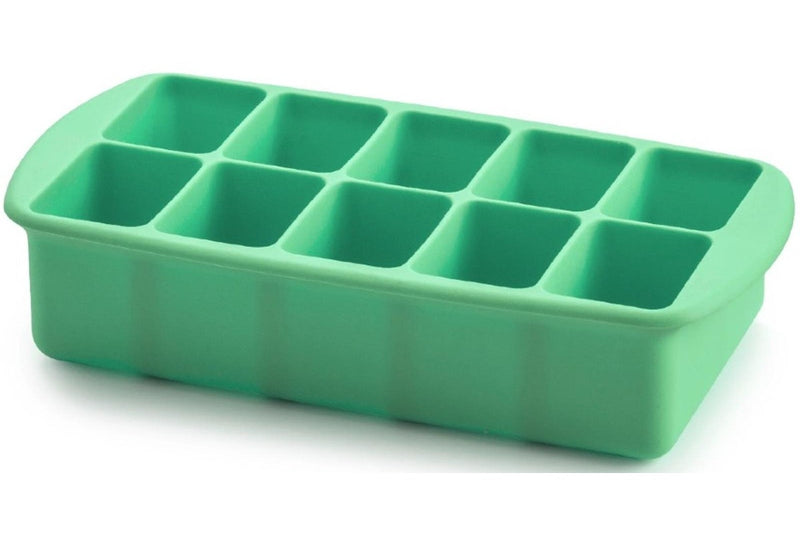 Melii: Silicone Baby Food Freezer Tray with Lid - Mint