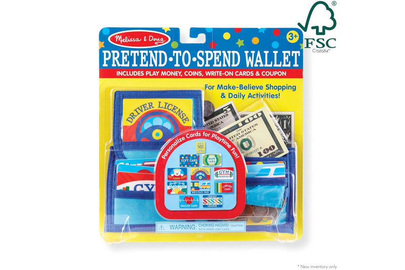 Melissa & Doug: Pretend-to-Spend Wallet