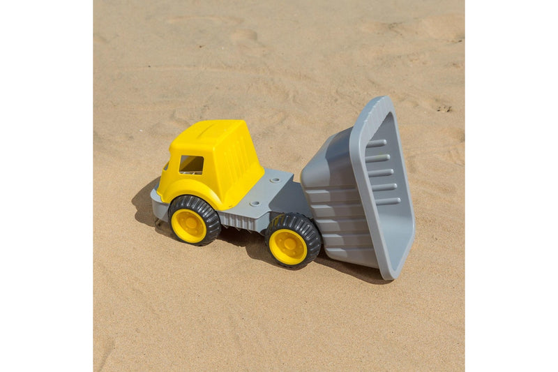 Hape: Load & Tote Dump Truck - Yellow