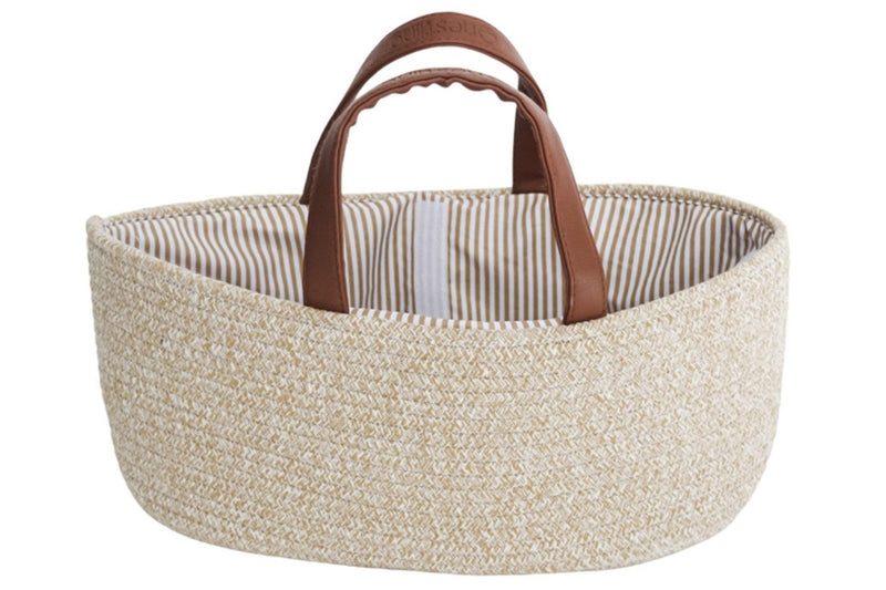 Nestling: Nappy Caddy - Dark Natural Melange