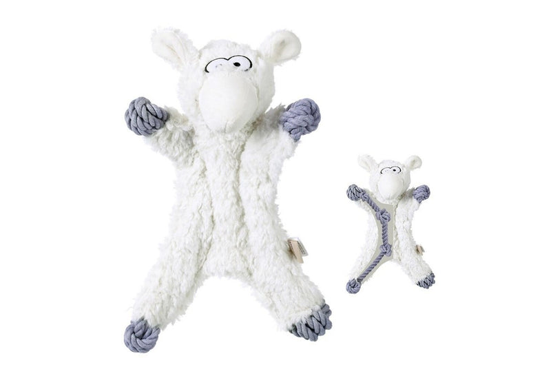 Paws & Claws 40cm Animal Kingdom Plush Rope Sheep Pet Interactive Play Chew Toy