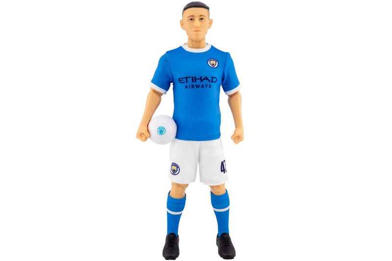 Manchester City FC Foden Action Figure (Blue/White) (One Size)