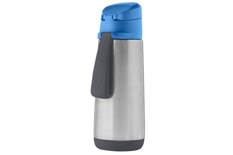 b.box: Insulated Sport Spout Bottle - Blue Slate (500ml)