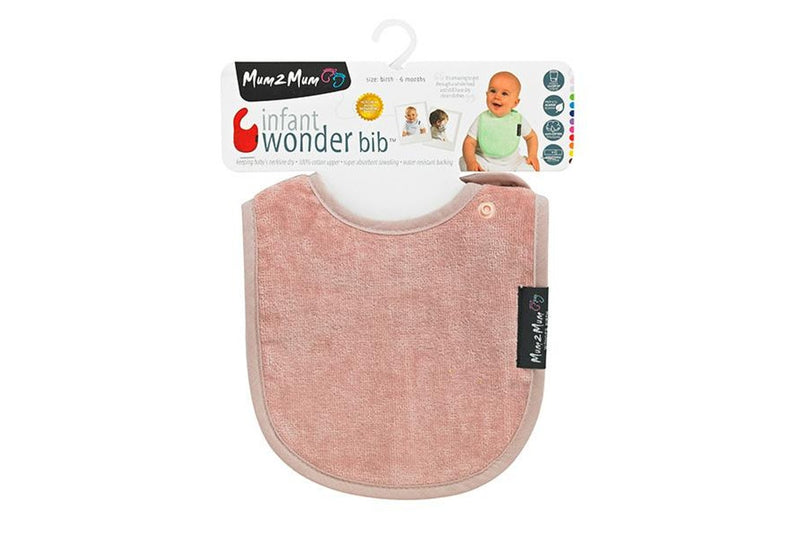 Mum 2 Mum: Infant Wonder Bib - Dusty Pink