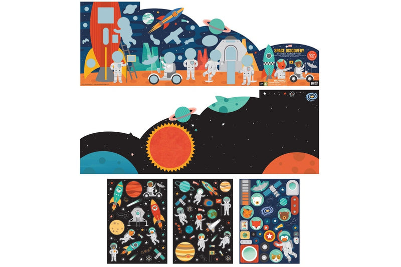 Petit Collage: Sticker Activity Set - Space Discovery