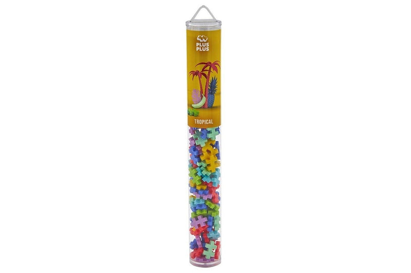 Plus-Plus: Tropical Mix Tube (100pc)