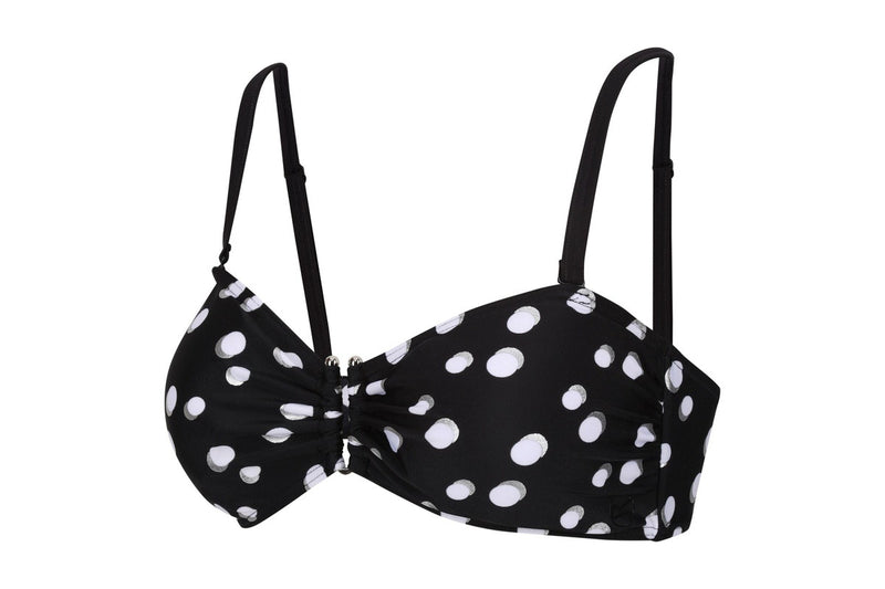 Regatta Womens/Ladies Aceana III Polka Dot Bikini Top (Black/White) (12 UK)