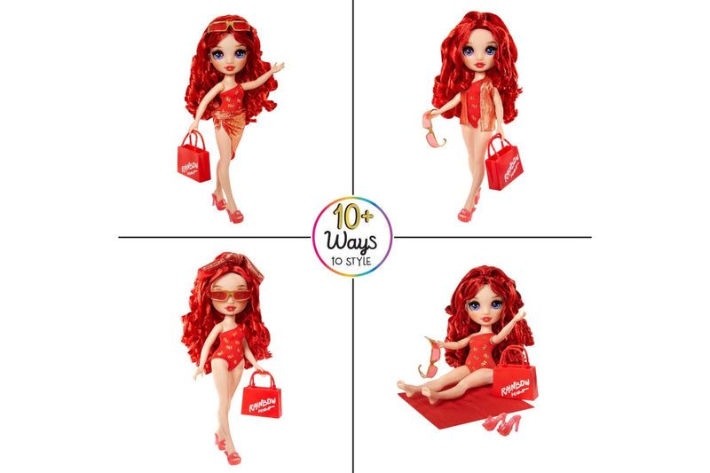 Rainbow High: Swim & Style Doll - Ruby Anderson (Red)