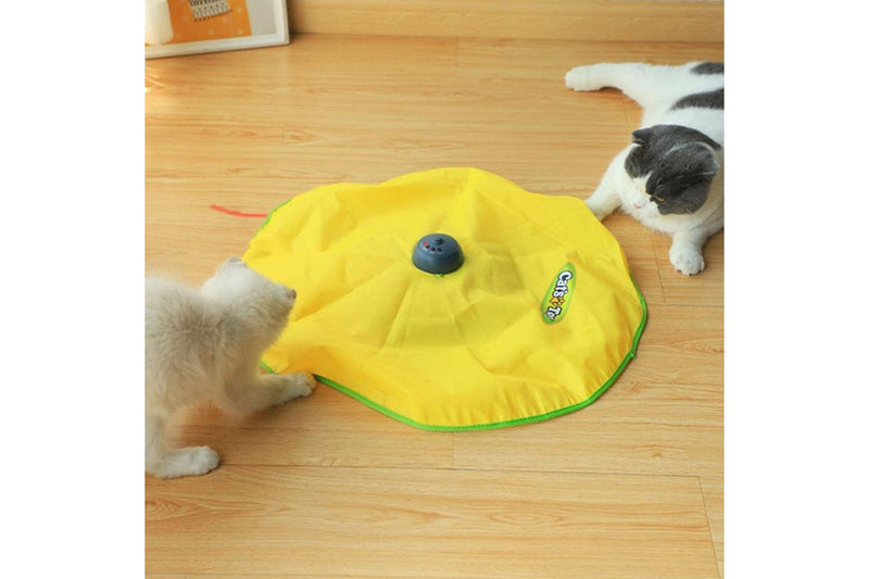 Pet Cat Electronic Interactive Motion Toy Rotating Funny Cat Stick