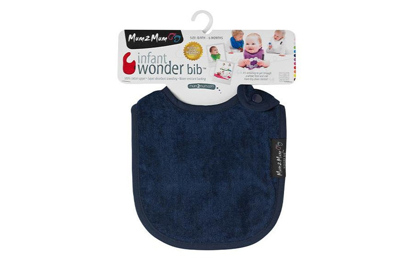 Mum 2 Mum: Infant Wonder Bib - Navy