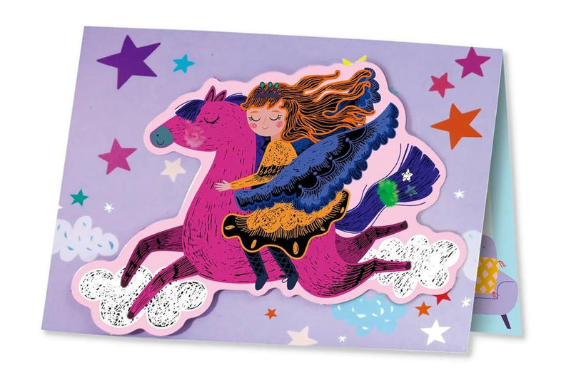 Avenir: Scratch Greeting Card Set - Princess