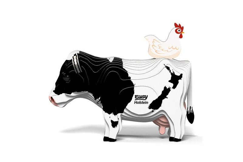 Eugy: Holstein-Friesian Cow - 3D Cardboard Model