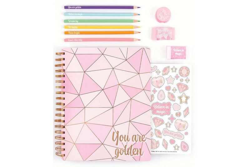 3C4G: All-In-1 Sketching Set - Pink & Gold