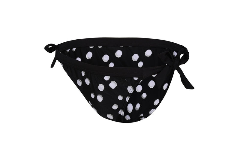 Regatta Womens/Ladies Flavia Polka Dot Bikini Bottoms (Black/White) (10 UK)