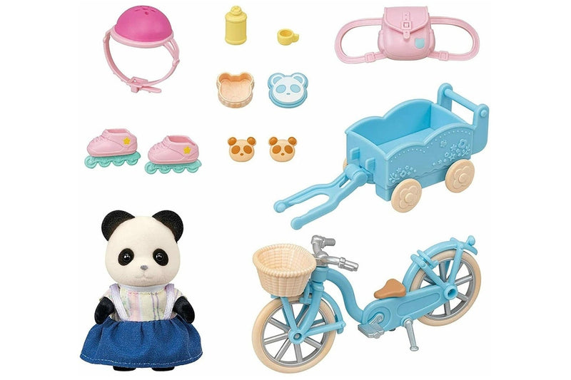 Sylvanian Families: Cycle & Skate Set - Panda Girl