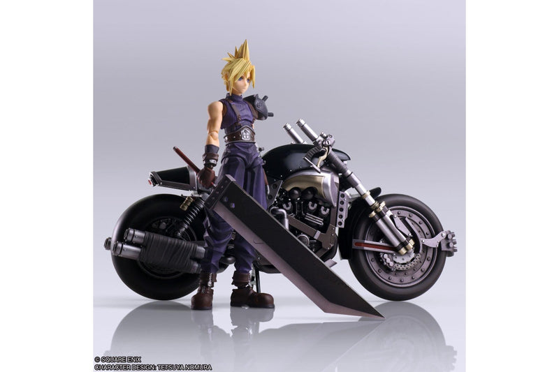 Final Fantasy VII: Cloud Strife & Hardy-Daytona - Bring Arts Figure Set