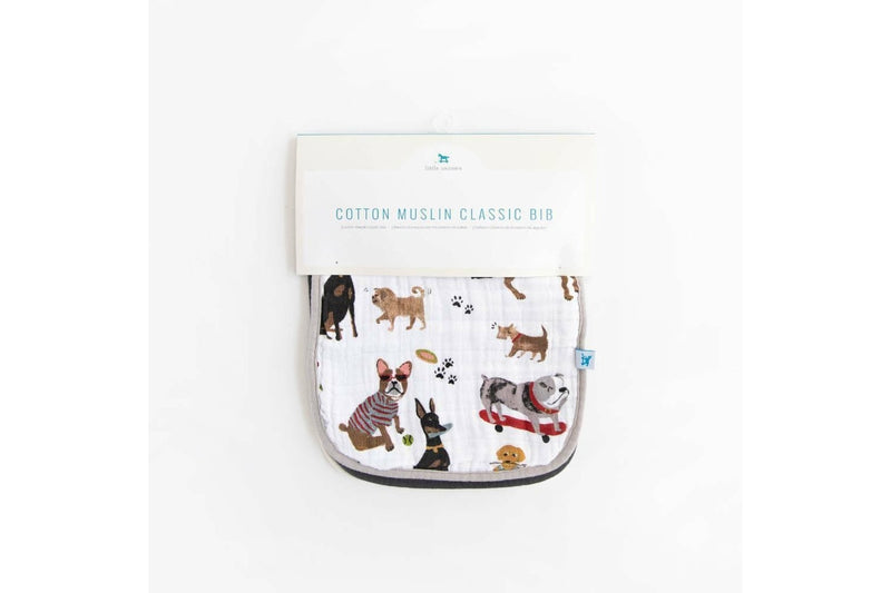 Little Unicorn: Muslin Classic Bib 3 Pack - Woof