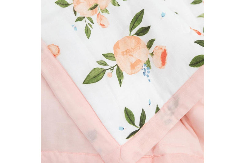 Little Unicorn: Toddler Comforter - Watercolour Roses Grande