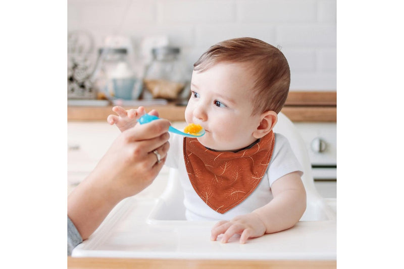 8pc The Peanutshell Cotton Bandana Feeding Teething Baby Adjustable Bib Set