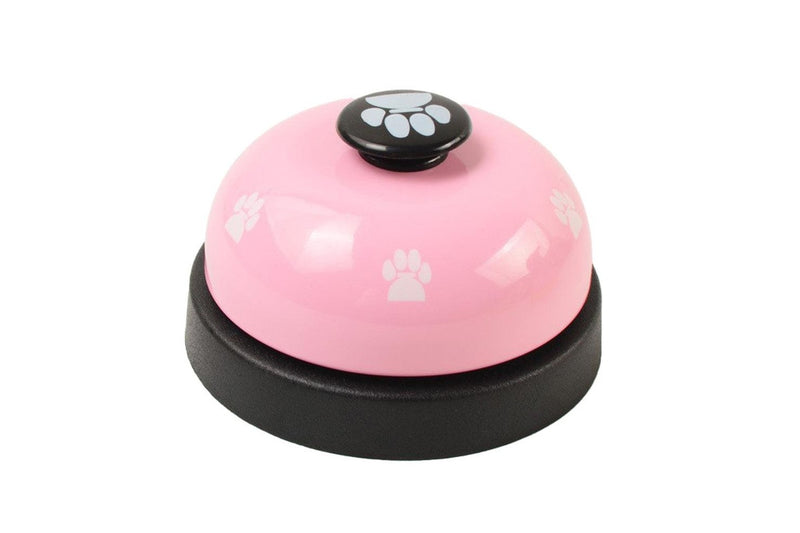 2Pcs Pet Training Bells Dog Cat Training Equipment Interactive Toys Pink