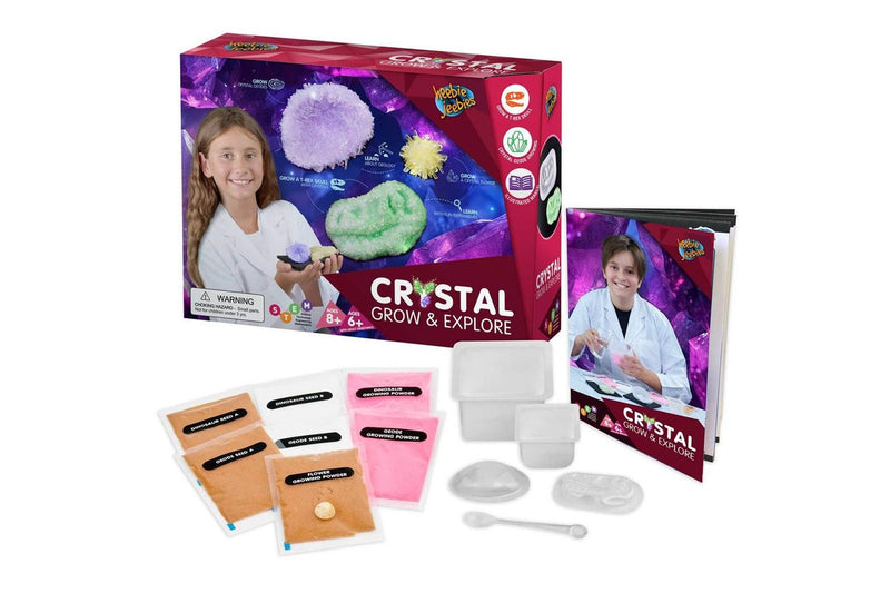 Heebie Jeebies Crystal Grow & Explore Science Experiment Kids STEM Toy Kit 8+