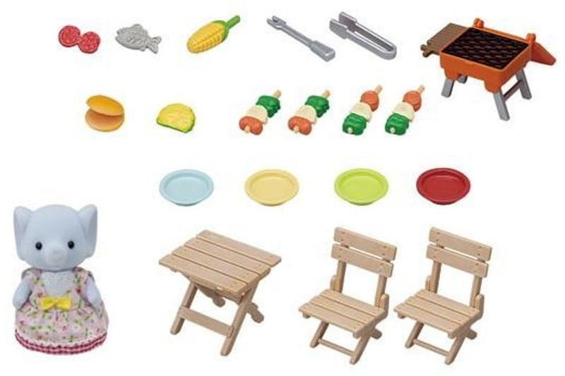 Sylvanian Families: BBQ Picnic Set - Elephant Girl