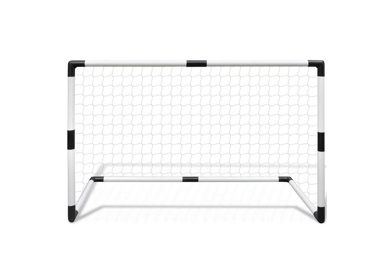 Mini Soccer Goals Post Net Set 2 pcs for Kids 91.5 x 48 x 61 cm vidaXL