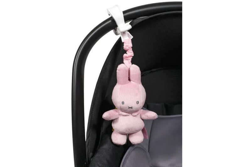 Miffy: Clip & Go Jiggler Toy - Pink Rib