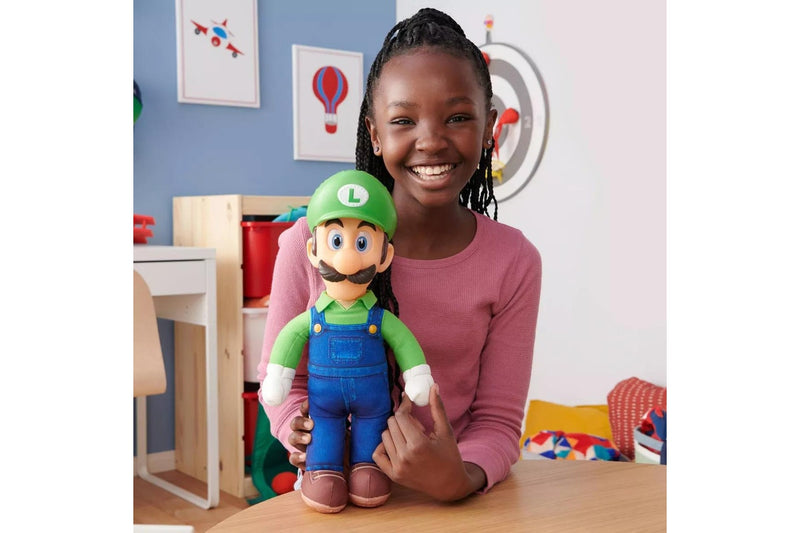 Super Mario: Luigi - 15" Poseable Plush