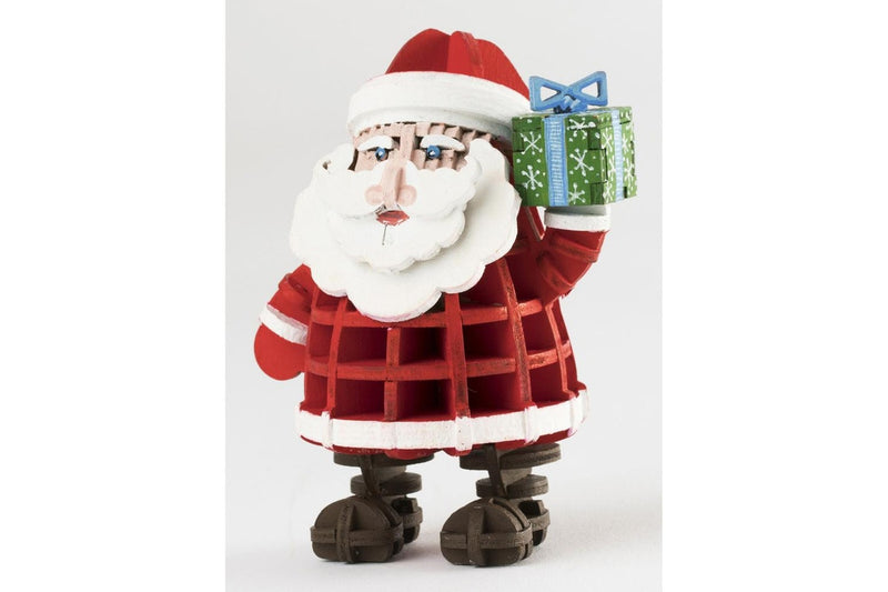 Insight Editions Incredibuilds Christmas Collection Santa Claus 3D Wood Model