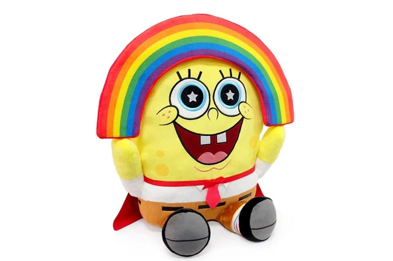 SpongeBob SquarePants Hugme Rainbow Plush Toy (Yellow) (One Size)