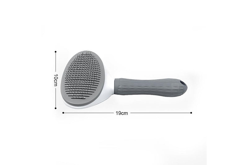 PETSWOL Pet Brush for Shedding Fur - Grey