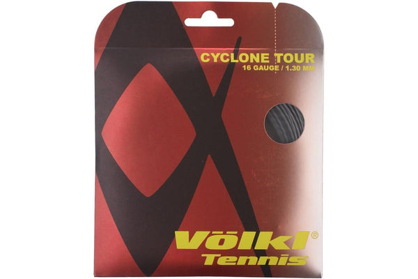 1 Pack Cyclone Tour 16g/1.30mm Tennis Racquet Strings - Red