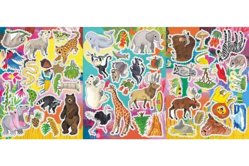 eeBoo: Fold-Out Coloring Book - Wild Things