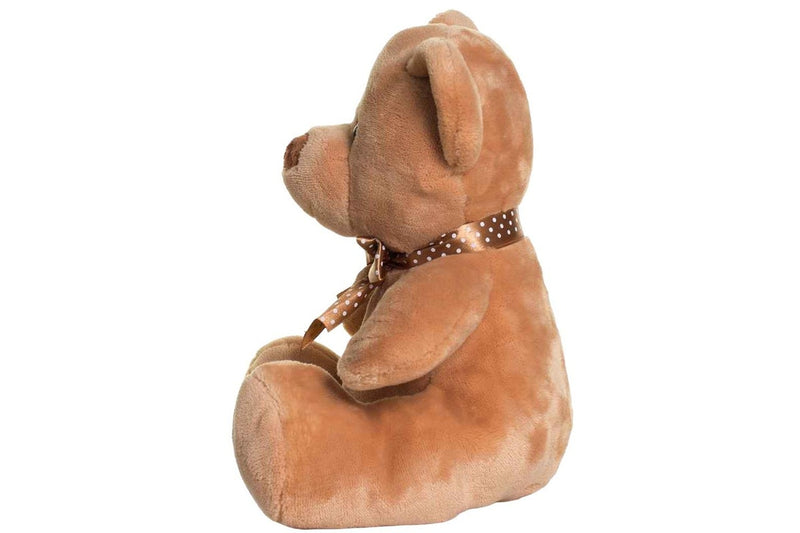 Mumbles Velvet Bear Plush Toy (Brown) (20cm)