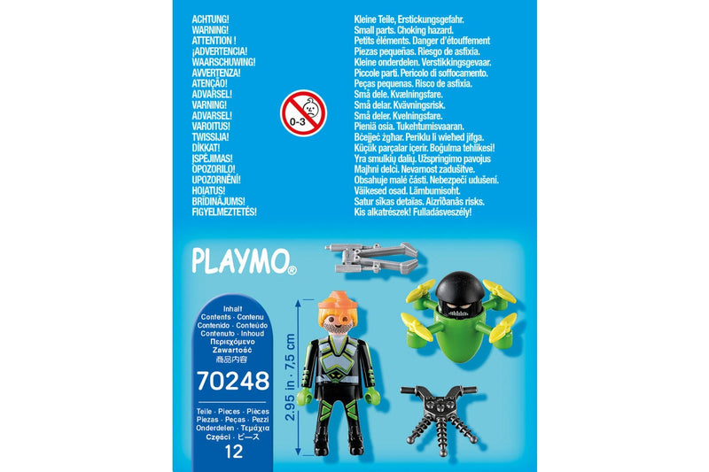 Playmobil: Special Plus - Agent With Drone (70248)