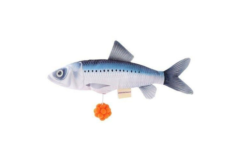 2pcs Fish Plush Cat Toy Interactive Kitte Play Yellow & Blue Pet Gift Cats