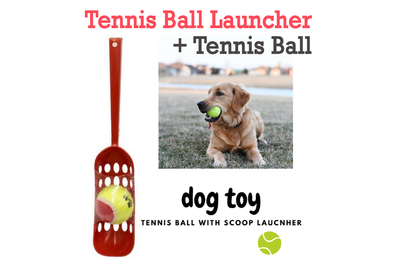 Costcom Pet Dog Puppy Tennis Ball Launcher Chucker Thrower Long + Tennis Ball