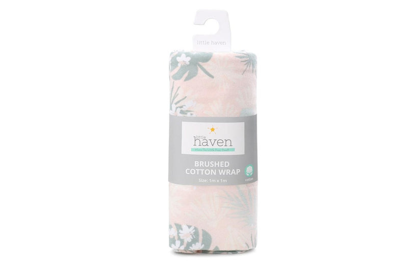 3x Little Haven Infant Polyester Changing Pad Cover Sleeve Botanical Leaf 81cm